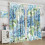 Watercolor Blue Hydrangea Curtains Rod Pocket Thermal 4