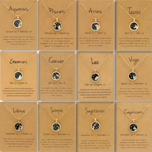 Sagittarius Zodiac Star Pendant Necklace 1