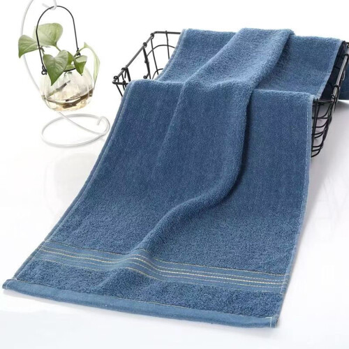 Hand Towels Blue Soft Absorbent 14 x 30 Inches 2