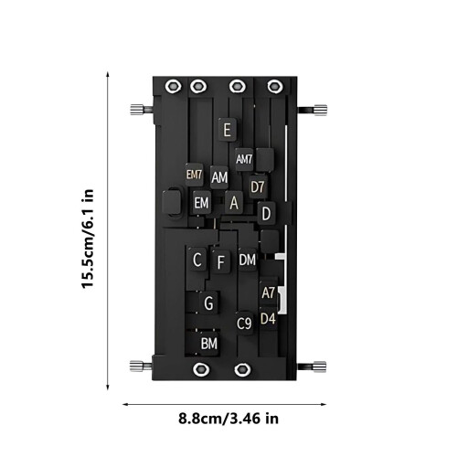Guitar Chord Presser Black Learning Aid for Beginners 2