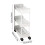Multi-Layer Mobile Storage Rack with Wheels, Easy Assembly 2
