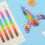 Stackable Crayons Rainbow Coloring Pencils 8 Colors 24 Pcs 5