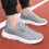 Men's Running Sneakers Leather Lace-Up Wide Width Extra 2