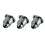 50 pcs of Silver Earrings Fasteners shaped . 3