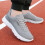 Men's Running Sneakers Leather Lace-Up Wide Width Extra 5