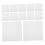 White Flower Pressing Backing Paper 14x14in 30 pcs 6