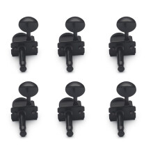 6 Inline Guitar Lock String Tuners 1:15 Vintage Machine Heads for ST TL Style Electric Guitar Folk or Acoustic Guitar,B