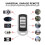 4 in 1 Garage Remote Multi Frequency 287-868MHz Clone 434.42mhz 868.35mhz 433.92 Gate Control Command Transmitter 3pcs 4