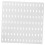 Wall Pegboard Panels Plastic White Modern 1 Pack 4