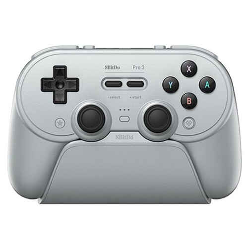 8BitDo Pro 3  Gamepad Wireless Controller for  Windows for  TMR Joysticks Swappable Buttons Grey