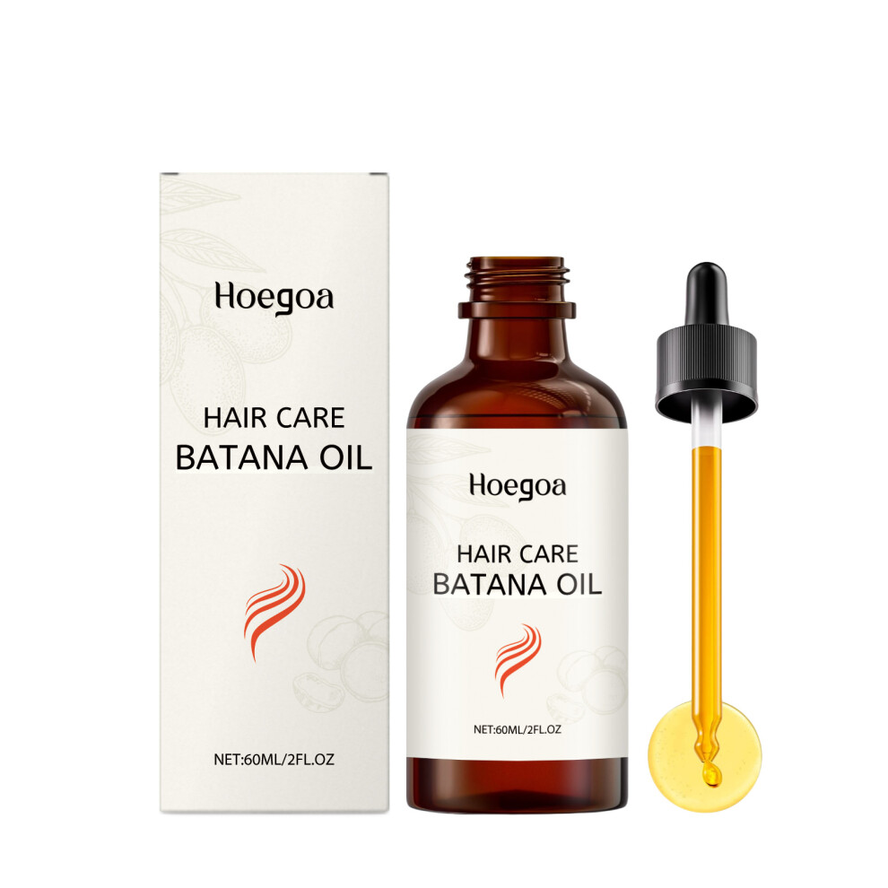(60ML) HOEGOA Batana Hair Care Oil Scalp Care Nourishing Liquid Gentle Care Daily Hair Care Oil