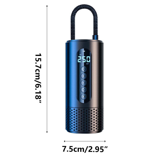 便携式轮胎充气泵 黑色 30L/s 8000mAh 1
