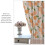 Peach Curtains Vintage Boho Fruit Leaves Pattern Thermal 5