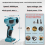 Jet Dry Mini Blower 96000 RPM Wind Control Compatible with 3