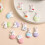 Easter Rabbit Fridge Magnet Resin 4 Pieces 3