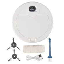 3 en 1 Balayeuse Intelligente pour Robot de Balayage Balayage et Aspiration Aspirateur Sans Fil UV Balayage Robots-B