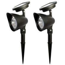 Projecteur Solaire D'Extérieur Étanche pour Jardin, Pelouse, Cour, Allée, Arbre (Lampe Vendue Séparément)