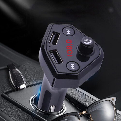 Car MP3 Player with USB Fast Charging and LED Screen