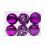Christmas Balls Navy Blue Shatterproof 6 pcs 1