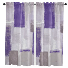 Purple Smear Square Wall Curtain for Living Room Kitchen