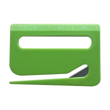 Envelope Opener with Hidden Blade Scale and Magnifier for