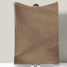 Fleece Plush Throw Blanket Microfiber 5x3ft Coffee
