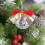 Mirror Disco Ball Ornament with Ribbon Bow Silver 1