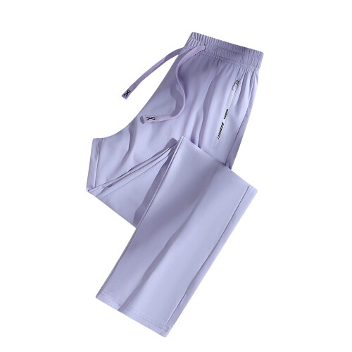 Unisex Stretch Quick-Dry Pants Purple XL