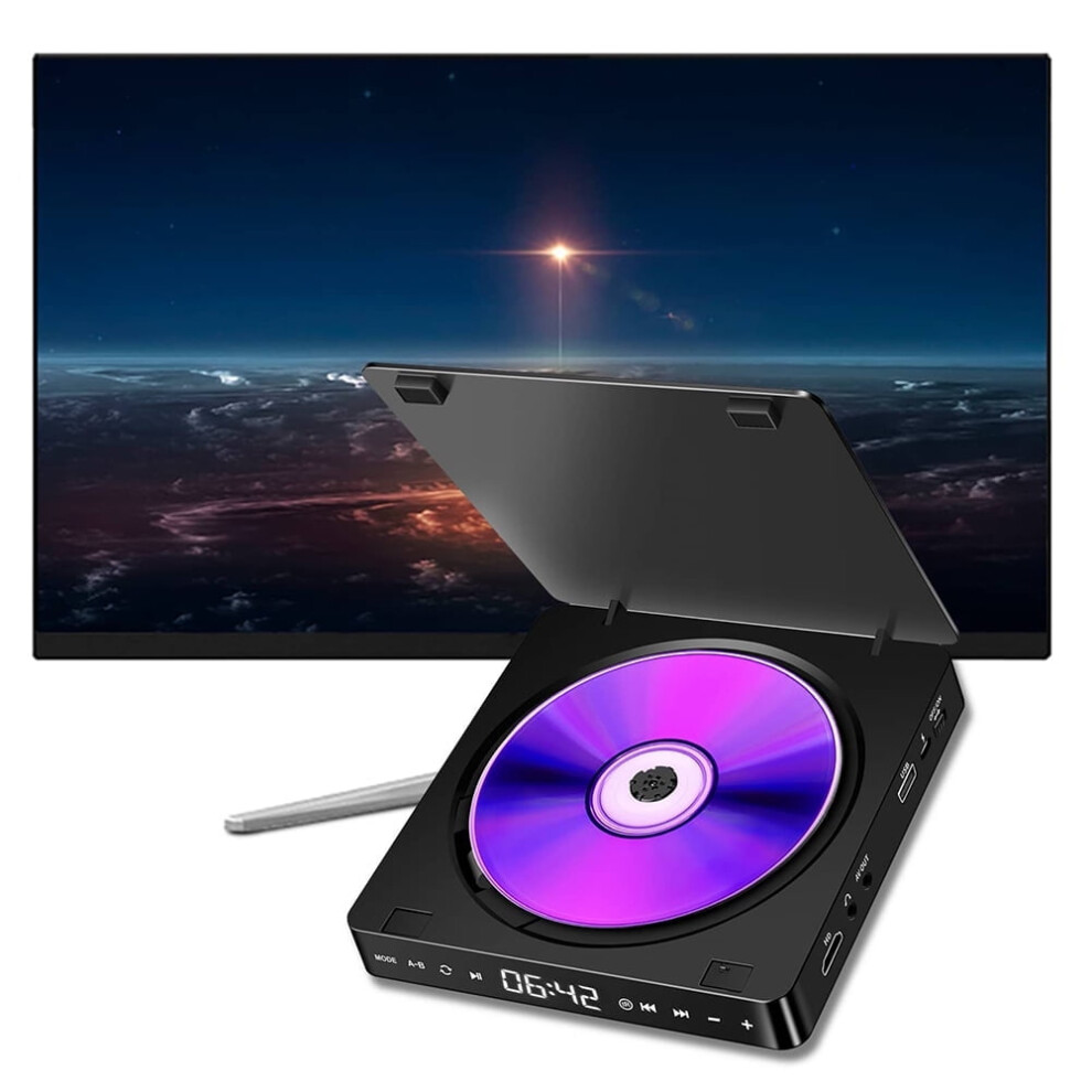 Dvd/Vcd Player With Hi-Fi Stereo Speakers 1080P Mini 9418476066122