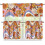 Boho Flower Kitchen Curtains Set Rod Pocket 3-Piece 1