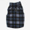 Plaid Dog Sweater with Leash Ring Fleece Warm Pullover 1