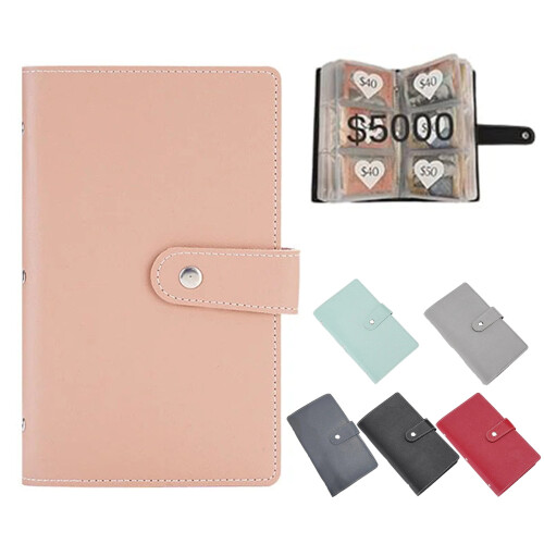 A5 Savings Challenge Book with 96 Envelopes