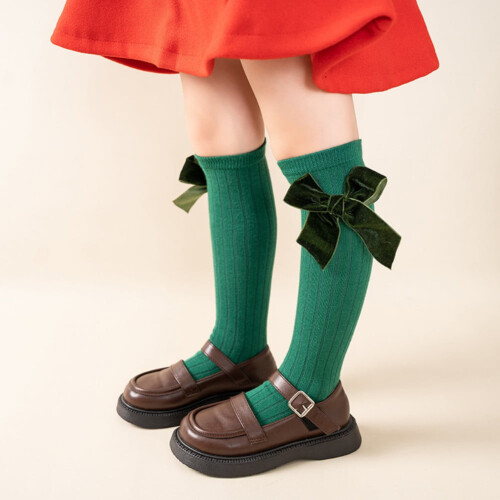 Toddler Knee-High Cotton Socks 6-Pack