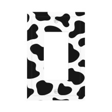 Cow Skin Print Wall Plate 1 Gang Decorative Switch Cover