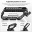 Top Handle Grip with Quick Release Cheese Mount and 15mm Rod Clamp for DSLR Camera Cage Rig Stabilizer B 7