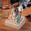 46 Holes Leather  Tool Holder, Leather Working Tool Holder,for Leather Working and Punch Tools Organizer Storage 4