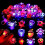 Halloween LED Light-Up Rings for Kids 50 Pcs 1