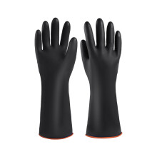 Latex Chemical Resistant Gloves Heavy Duty Long 1 Pair