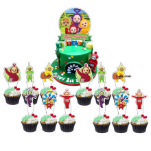 Teletubbies cake topper cupcake set 12 pieces