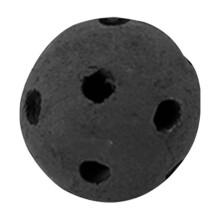 Ceramic Fire Balls Black 3 Inch for Fire Pits and Gas