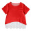 Girls Knotted Tunic Top Red Size 140 1