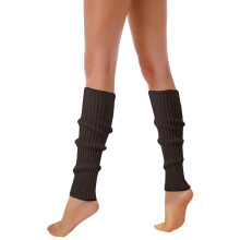 Neon Ribbed Leg Warmers Compression Socks Knee-High Wide