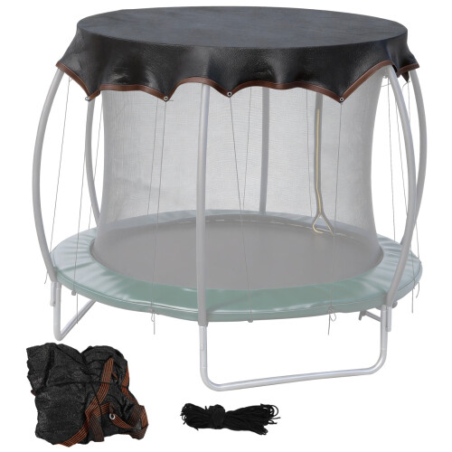 Round Trampoline Shade Cover 14FT 90% Sunblock Polyester