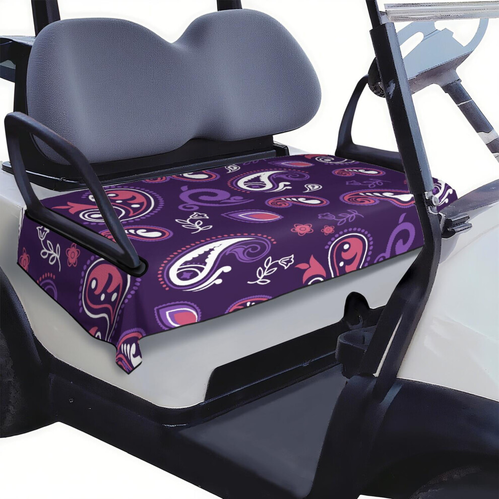 Paisley Golf Cart Seat Cover Microfiber 51X31 Inch 9130661503310