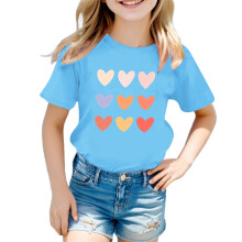 Girls Knot Tunic Top Blue Size 150