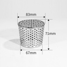 PVC termination cap stainless steel mesh 1 pack