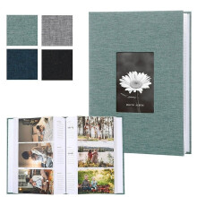 Photo Album Linen Cover 4x6 300 Pockets Vertical