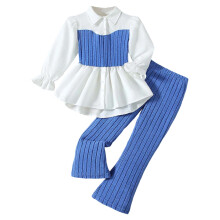 Girls' Oversized Streetwear Outfits Size 7-8 Years Blue