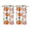 Pumpkin Pattern Kitchen Curtains Set of 2 - Semi-Sheer 1
