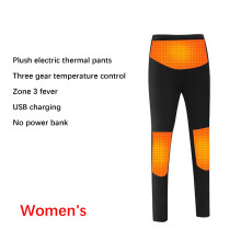 Women's Heated Fleece-Lined Leggings USB Electric Warm